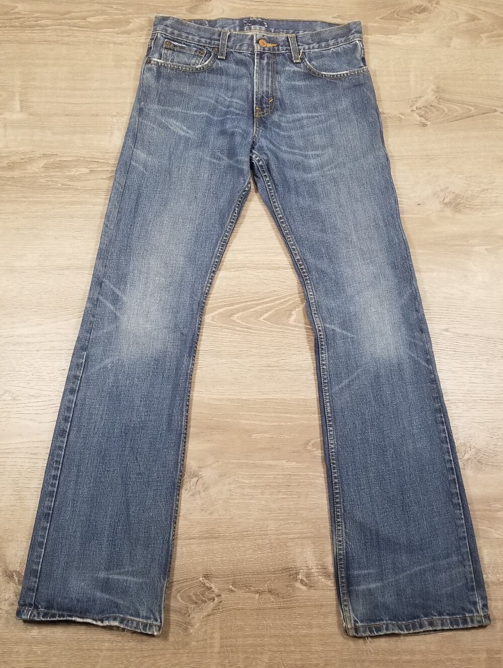 Levis 527 Slim Bootcut Jeans Low Rise Mens Size 29x32 Blue Denim Medium Wash
